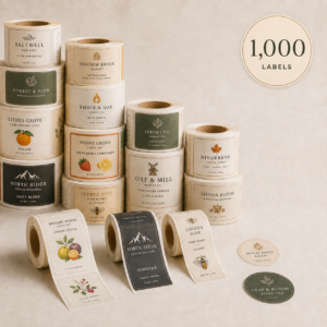 1,000 Custom Roll Labels